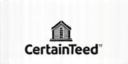 CertainTeed building products manufacturer logo.